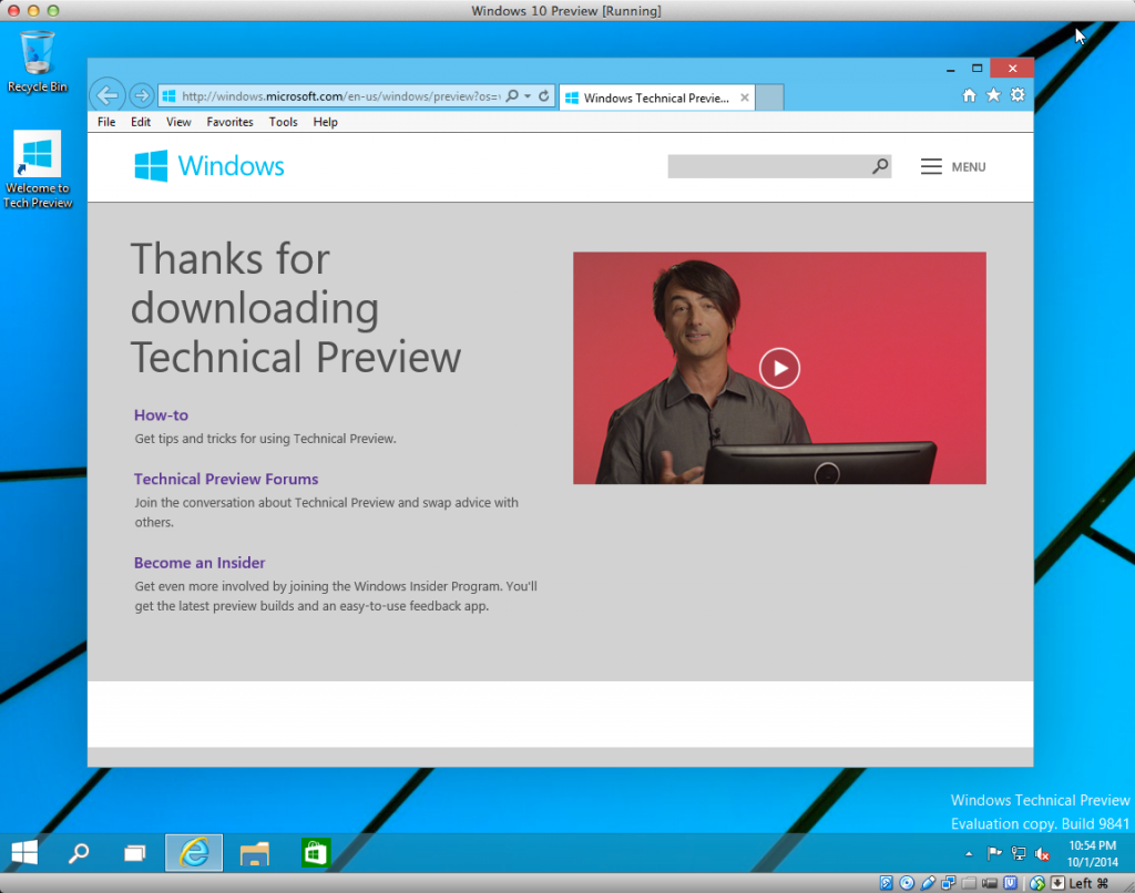Windows 10 Technical Preview – nice! – arpieb